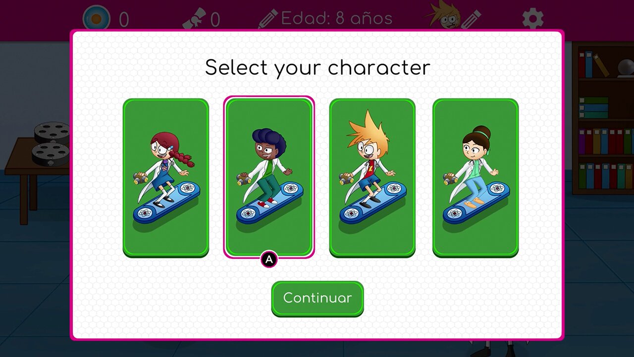 Screenshot characterselection